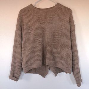 Open Back Sweater